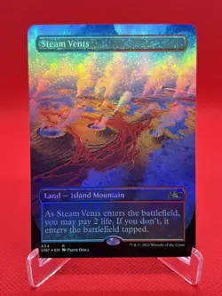 Steam Vents - Galaxy Foil Handmade Playtesting Card! - Image 1
