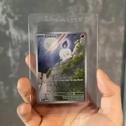 Pokemon TCG Litwick 101/086 White Flare Illustration Rare Holo Near Mint ENG - Image 1