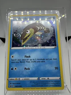 Arrokuda (SWIRL) SWSH093 Black Star Promo Cosmos Holo Pokemon Card - NM - Image 1