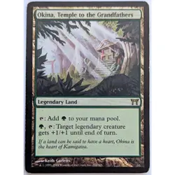 Okina, Temple to the Grandfathers, Champions of Kamigawa (CHK) #280, MP MTG - Image 1