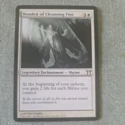 Magic the Gathering MTG Champions of Kamigawa HONDEN OF CLEANSING FIRE LP - Image 1