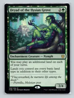 MTG Dryad of the Ilysian Grove R Theros Beyond Death 169 NM - Image 1