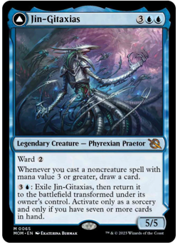 1x Jin-Gitaxias / The Great Synthesis March of the Machine NM MTG - Image 1