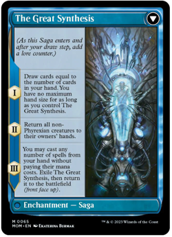 1x Jin-Gitaxias / The Great Synthesis March of the Machine NM MTG - Image 2