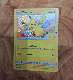 Pokemon TCG Pikachu 25/25 McDonald's 25th Anniversary Holo Promo English 2021 LP - Image 1