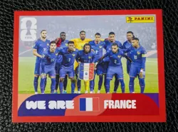 WE ARE FRANCE - Red Parallel - FRA 13 - 2026 Panini FIFA World Cup Sticker - Image 1