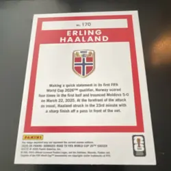2025-26 Donruss Road to FIFA World Cup Erling Haaland Norway #170 - Copper - Image 2
