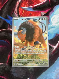 Tauros 096/086 Holo Illustration Rare Chaos Rising Pokemon Holo Near Mint - Image 1