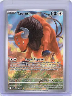 Tauros 096/086 Holo Illustration Rare Chaos Rising Pokemon Holo Near Mint - Image 1
