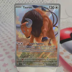 Pokemon TCG - Tauros 096/086 - Chaos Rising - Holo Illustration Rare Card - Image 1