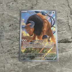 Tauros 096/086 IR Chaos Rising Holo Pokemon Card Illustration Rare Pack Fresh - Image 2