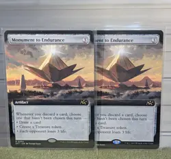 MTG Monument to Endurance (Extended Art) DFT 394 - Rare Magic The Gathering Card - Image 1