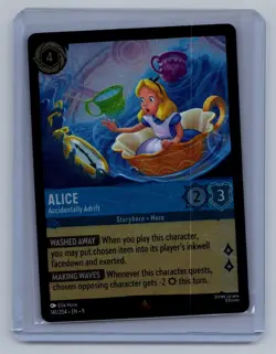 Disney Lorcana Promo Cards #2 Alice Promo,Cold Foil - Image 1