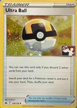 Pokemon Card Ultra Ball Prize Pack Cosmo Holo 146/159 Near Mint - Image 1