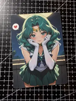 Sailor Neptune Hentai Mature Lady Anime Waifu Girl Card - Image 1