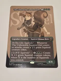 The Unbeatable Squirrel Girl (Borderless) Marvel Super Heroes Regular - Image 1