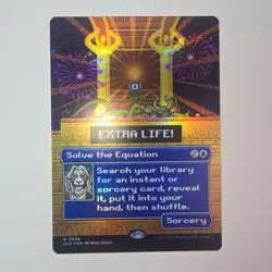 Solve the Equation (0886) (Rainbow Foil) Foil Secret Lair Drop Series MTG NM - Image 1