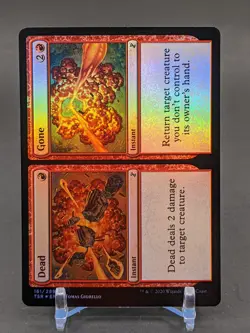 Dead / Gone 161/289 - (M/NM) Common Foil - MTG Time Spiral Remastered (TSR) - Image 1