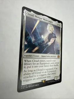 Cloud, Midgar Mercenary Final Fantasy Regular (NM+) 0010 MYTHIC MTG FIN - Image 2