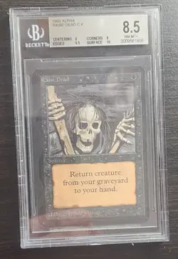 1993 MTG Magic The Gathering ALPHA Raise Dead Beckett BGS 8.5 NM MT FREE SHIP - Image 1