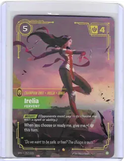 Irelia - Fervent (57/221) [Epic Foil] (NM) - Riftbound - Spiritforged (ENG) Mint - Image 1