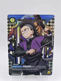 Union Arena - Kimetsu no Yaiba Genya Shinazugawa R UE05BT/KMY-1-013 Demon Slayer - Image 1