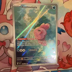 Pokemon TCG Alomomola 108/086 SV10.5: Black Bolt Illustration Rare MINT/NM - Image 1