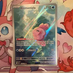 Pokemon TCG Alomomola 108/086 SV10.5: Black Bolt Illustration Rare MINT/NM - Image 2