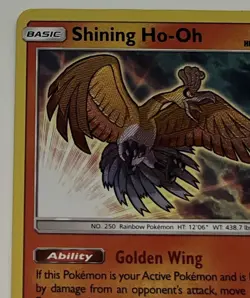 Pokemon TCG Shining Ho-Oh SM70 SM Promo Holo ENG 130HP 2017 Card - Image 2