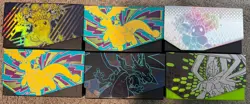 Lot Of 6 Empty ETB Elite Trainer Box Pokemon Card Boxes - ETB Boxes Only - Image 1