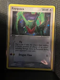 2006 Pokemon POP Series 1 Rayquaza Holo 3/17 LP/MP - Image 1