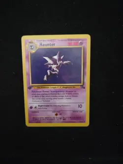 Pokemon TCG Haunter Fossil 21/62 Non-Holo Rare Card 1st Edition - Image 1
