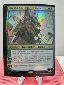 Miscut Tamiyo, Collector of Tales Foil Secret Lair Drop Promo Card MTG Misprint - Image 1