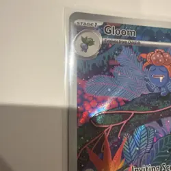 Gloom 198/197 SV03: Obsidian Flames Holo Pokemon Alt Art Clean Card Rare Pole - Image 3