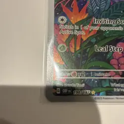 Gloom 198/197 SV03: Obsidian Flames Holo Pokemon Alt Art Clean Card Rare Pole - Image 4