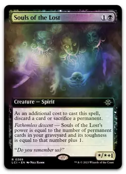 Souls of the Lost (Extended Art) #369 (Foil) NM Lost Caverns of Ixalan Magic MTG - Image 1