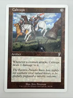 Caltrops x1 MTG Seventh 7 Edition 1x Magic Good Moderate Play MP - Image 1