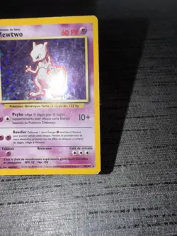 Carte Pokemon Mewtwo 10/102 Holo Set De Base Wizards Francais Occasion - Image 5