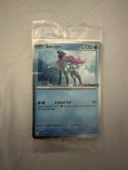 Pokemon Tcg Phantasmal flames Eb Games Promo Suicune - Image 1