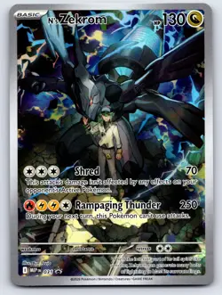 N's Zekrom 031 Holo Promo ME: Mega Evolution Promo Pokemon Holo Near Mint - Image 1