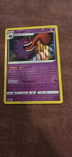 Gengar 057/198 Holo Rare Chilling Reign Pokemon Holo Near Mint - Image 1