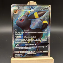 Umbreon GX 142/149 Sun & Moon Full Art Textured Ultra Rare Pokemon NM - Image 1