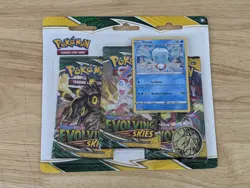 Pokemon TCG Evolving Skies Blister 3 Pack - Eiscue Booster Packs - Image 1