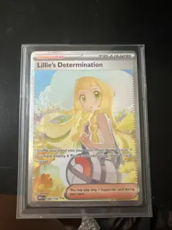 Lillie's Determination SIR 184/132 SIR Pokemon IN HAND Ready To Ship - Image 1
