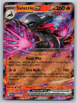 Salazzle ex 016/088 Double Rare Perfect Order Pokemon Holo Near Mint - Image 1