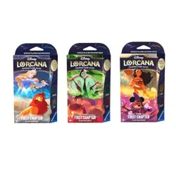 Disney Lorcana The First Chapter Starter Deck Set of 3 Sealed - Image 1