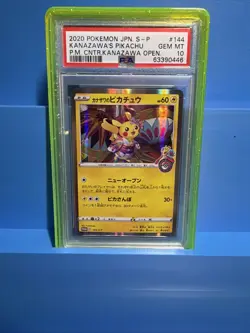PSA 10 Kanazawa's Pikachu 144/S-p Japanese Pokemon Center Promo Card 2020 - Image 1
