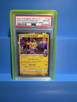 PSA 10 Kanazawa's Pikachu 144/S-p Japanese Pokemon Center Promo Card 2020 - Image 4