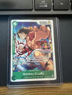 Monkey.D.Luffy (Red Bull Double Don!!) PRB02-005 One Piece Promotion Cards... - Image 1