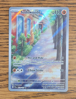 Sudowoodo 219/193 - Paldea Evolved Pokemon Card SV02 - Illustration Rare Holo-NM - Image 1